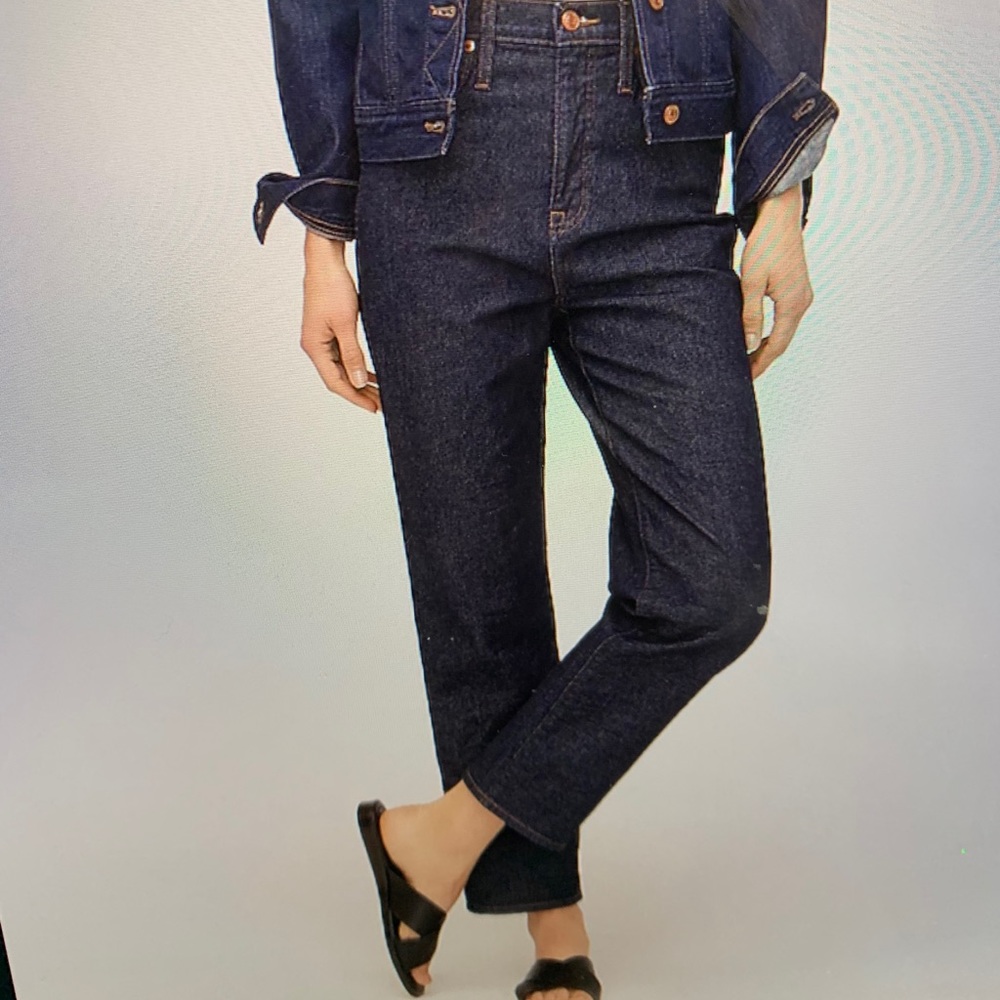 NWT J. Crew stovepipe Jean in rinse wash